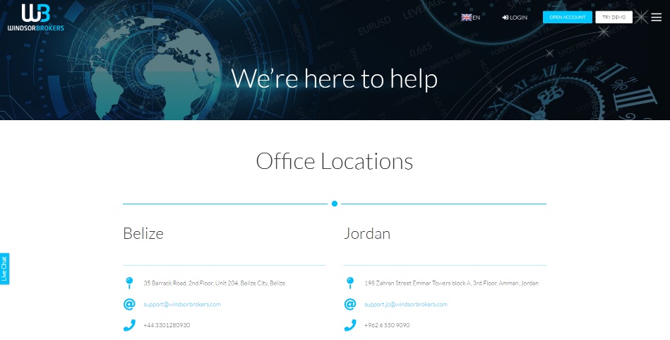 Windsor Brokers Review customer support